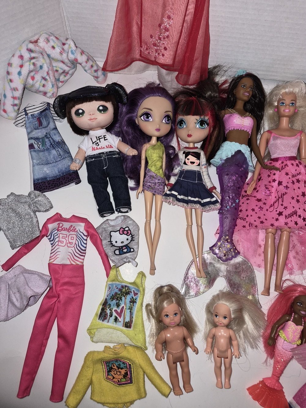 Mixed Doll Lot Barbies, La Dee Da, Winx, MLP, Baby Dolls, Clothing - Picture 6 of 8